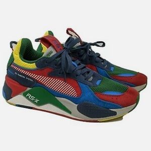 puma rsx red blue yellow